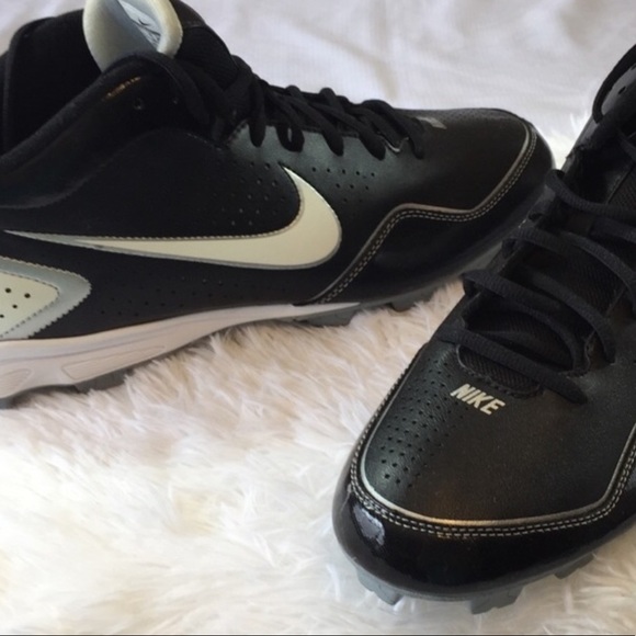 Nike Black Keystone Men’s Baseball Cleats sz 13 - Picture 2 of 6